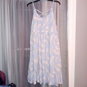 Torrid light as a feather dress